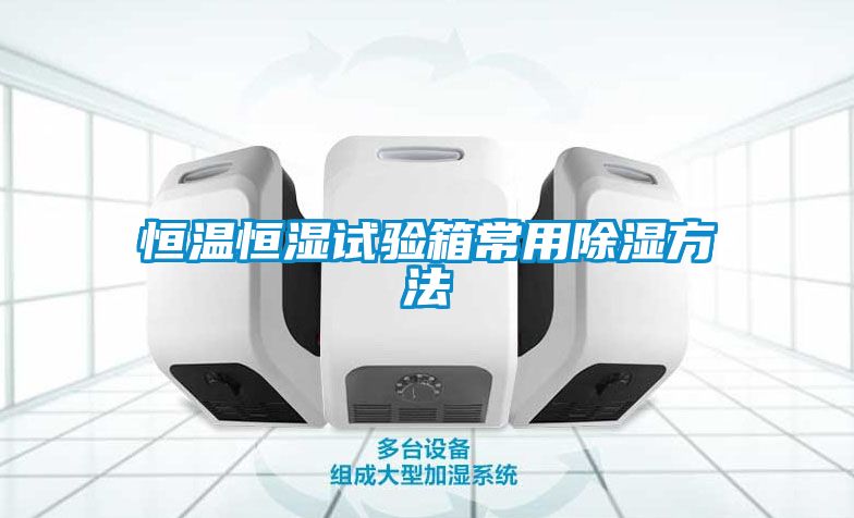 恒溫恒濕試驗箱常用除濕方法
