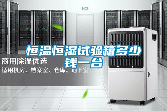 恒溫恒濕試驗(yàn)箱多少錢一臺