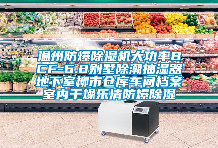 溫州防爆除濕機(jī)大功率BCF-6.8別墅除潮抽濕器地下室柳市倉庫車間檔案室內(nèi)干燥樂清防爆除濕