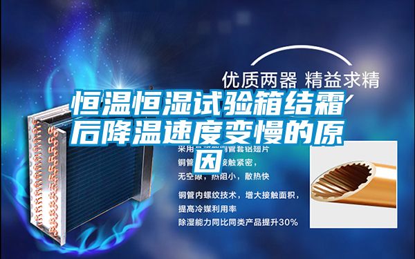 恒溫恒濕試驗箱結霜后降溫速度變慢的原因