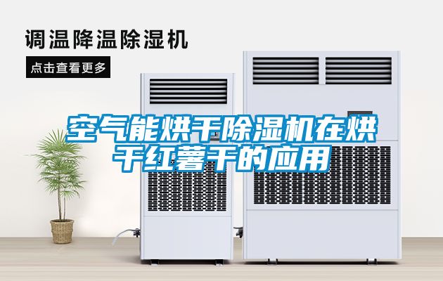 空氣能烘干除濕機在烘干紅薯干的應用