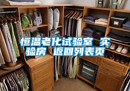 恒溫老化試驗(yàn)室 實(shí)驗(yàn)房 返回列表頁