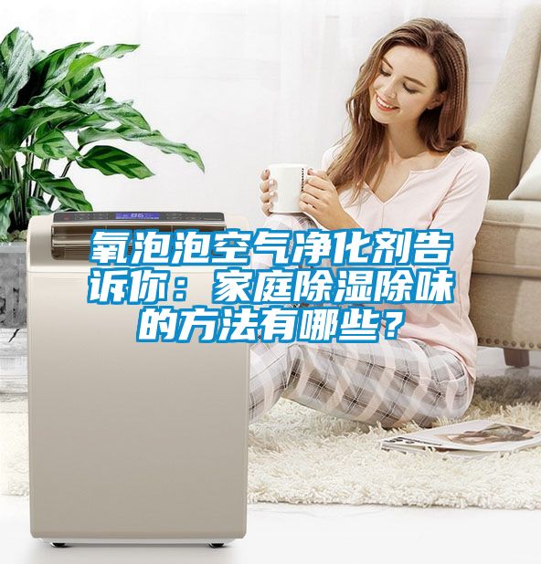 氧泡泡空氣凈化劑告訴你：家庭除濕除味的方法有哪些？