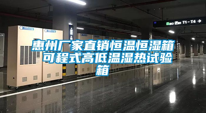 惠州廠家直銷恒溫恒濕箱 可程式高低溫濕熱試驗箱