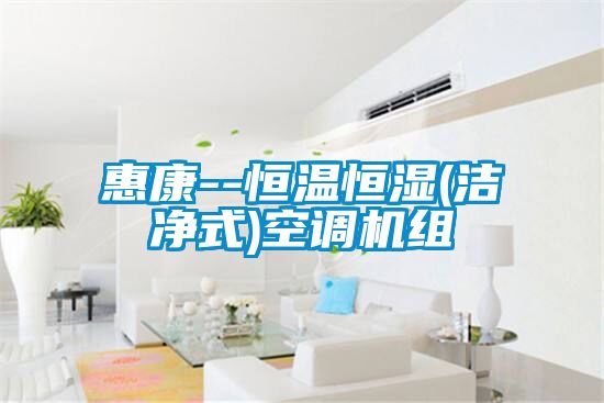 惠康--恒溫恒濕(潔凈式)空調(diào)機(jī)組