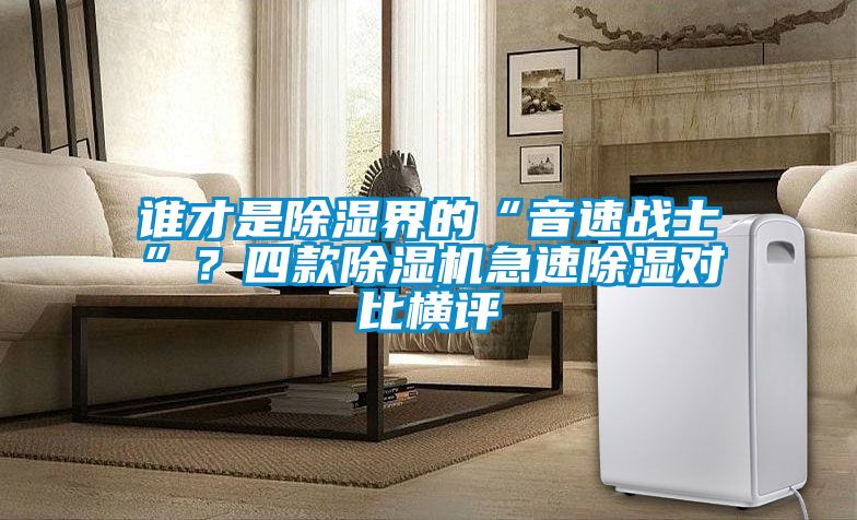 誰才是除濕界的“音速戰士”？四款除濕機急速除濕對比橫評