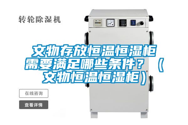 文物存放恒溫恒濕柜需要滿足哪些條件？（文物恒溫恒濕柜）