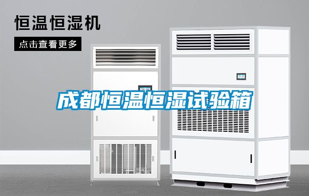 成都恒溫恒濕試驗箱