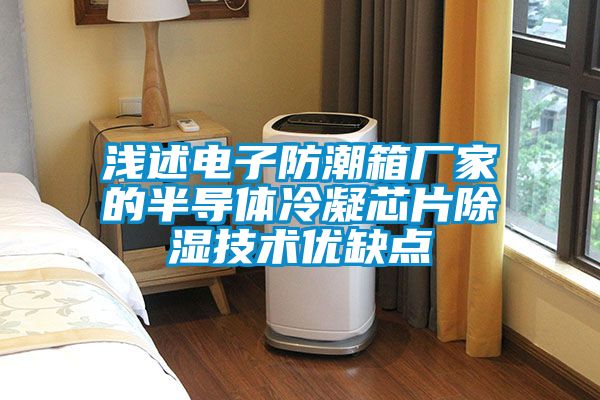 淺述電子防潮箱廠家的半導體冷凝芯片除濕技術優缺點
