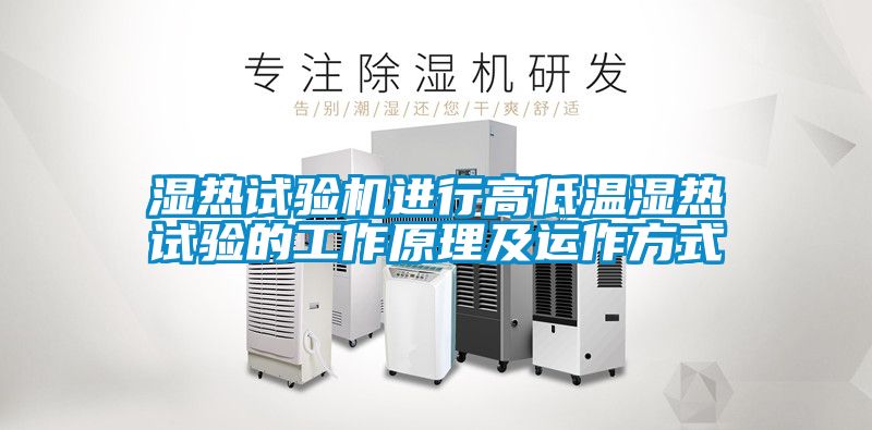 濕熱試驗機進行高低溫濕熱試驗的工作原理及運作方式