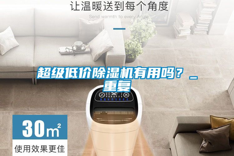 超級低價除濕機有用嗎？_重復