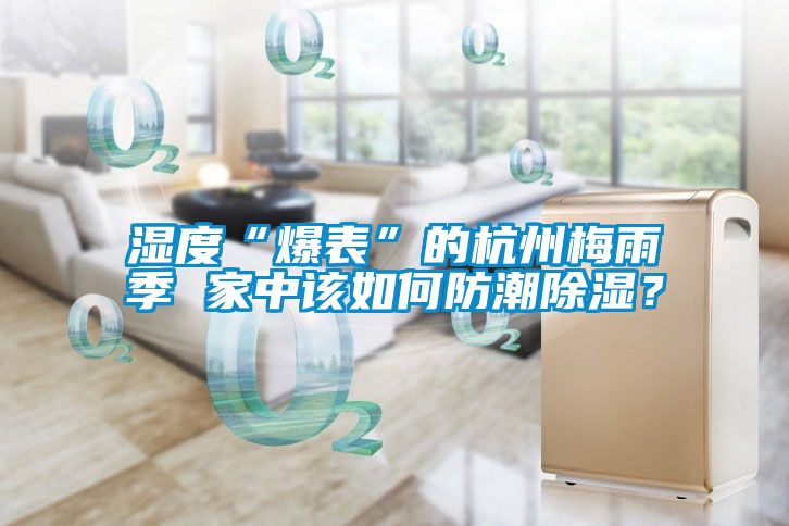濕度“爆表”的杭州梅雨季 家中該如何防潮除濕？
