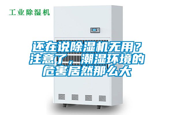 還在說除濕機無用？注意了，潮濕環境的危害居然那么大