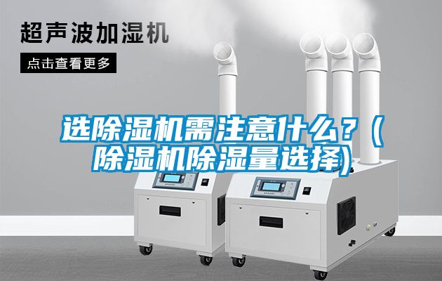 選除濕機需注意什么？(除濕機除濕量選擇)