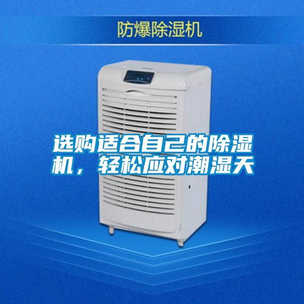 選購(gòu)適合自己的除濕機(jī)，輕松應(yīng)對(duì)潮濕天
