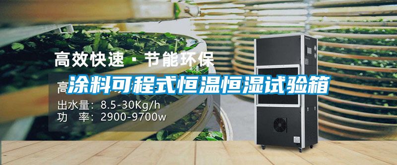 涂料可程式恒溫恒濕試驗(yàn)箱