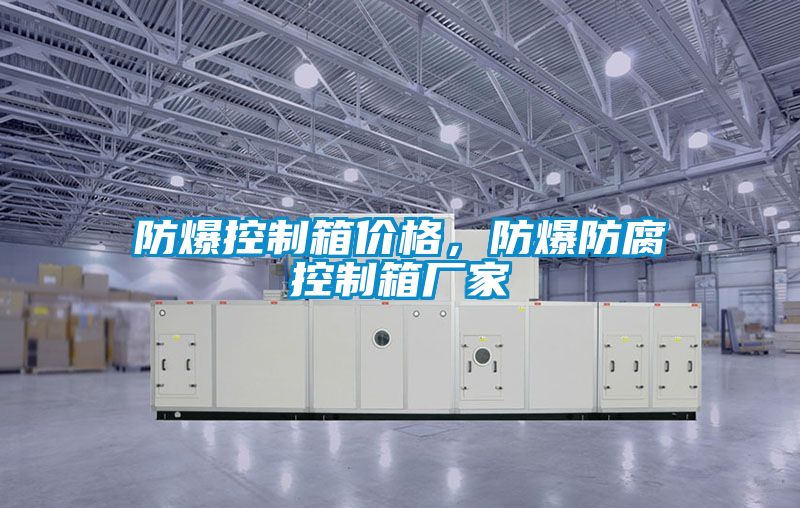 防爆控制箱價格，防爆防腐控制箱廠家