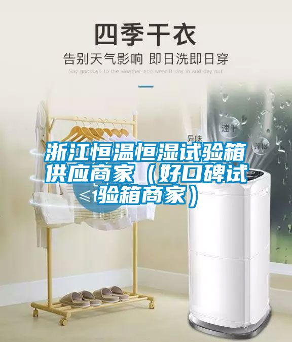 浙江恒溫恒濕試驗(yàn)箱供應(yīng)商家（好口碑試驗(yàn)箱商家）