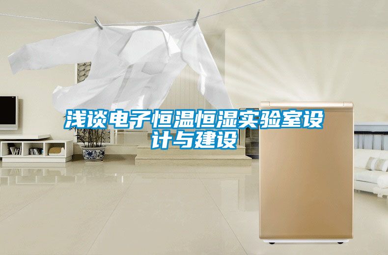 淺談電子恒溫恒濕實驗室設計與建設