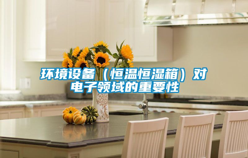 環(huán)境設(shè)備（恒溫恒濕箱）對(duì)電子領(lǐng)域的重要性