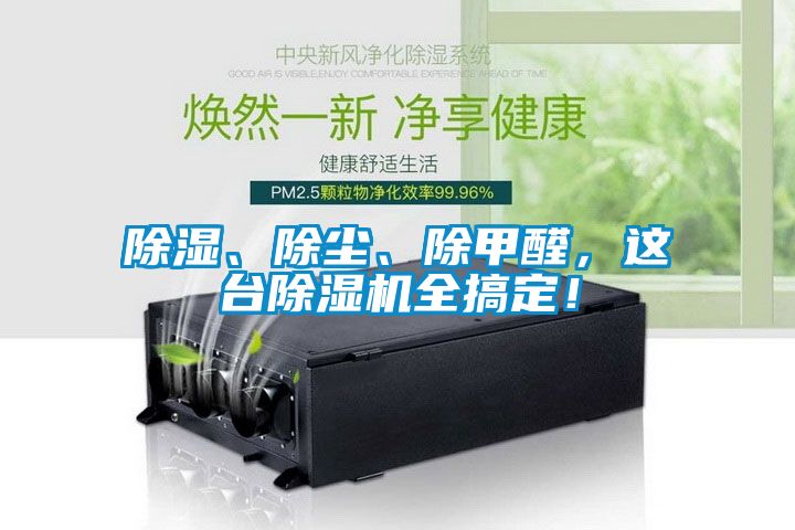 除濕、除塵、除甲醛，這臺(tái)除濕機(jī)全搞定！