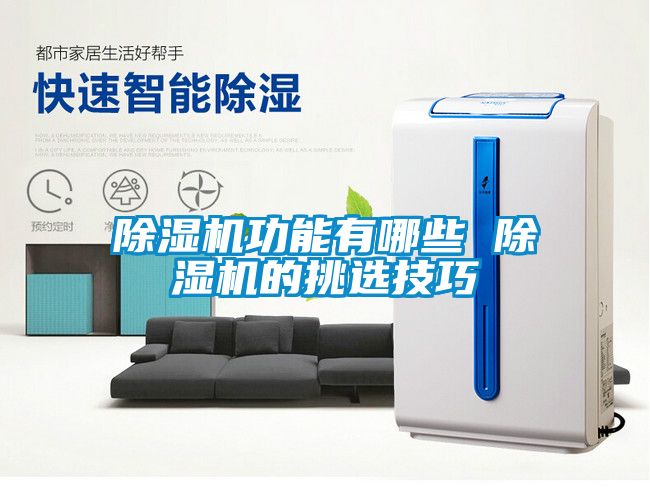 除濕機功能有哪些 除濕機的挑選技巧