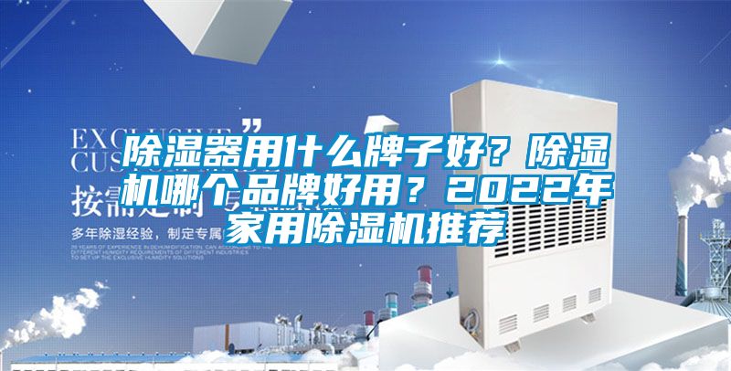 除濕器用什么牌子好？除濕機哪個品牌好用？2022年家用除濕機推薦
