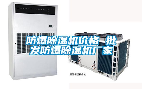 防爆除濕機價格 批發(fā)防爆除濕機廠家
