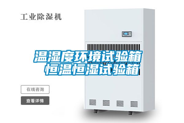溫濕度環境試驗箱 恒溫恒濕試驗箱