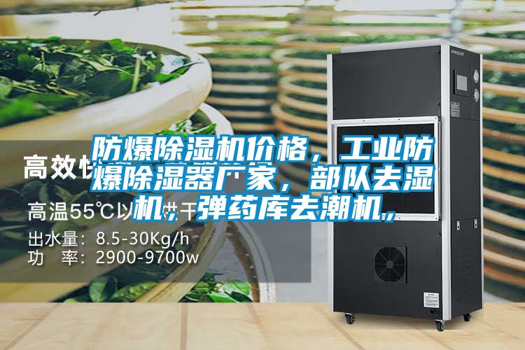 防爆除濕機價格，工業防爆除濕器廠家，部隊去濕機，彈藥庫去潮機，
