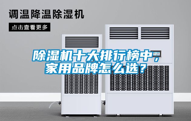 除濕機十大排行榜中，家用品牌怎么選？