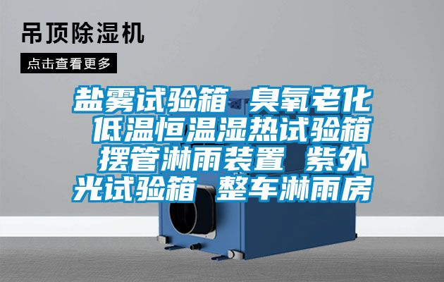 鹽霧試驗箱 臭氧老化 低溫恒溫濕熱試驗箱 擺管淋雨裝置 紫外光試驗箱 整車淋雨房