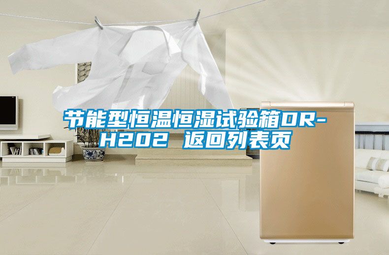 節能型恒溫恒濕試驗箱DR-H202 返回列表頁