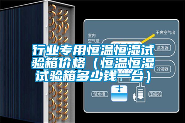 行業(yè)專用恒溫恒濕試驗箱價格（恒溫恒濕試驗箱多少錢一臺）