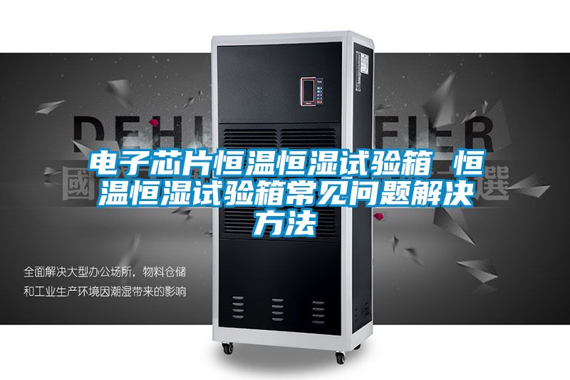 電子芯片恒溫恒濕試驗箱 恒溫恒濕試驗箱常見問題解決方法