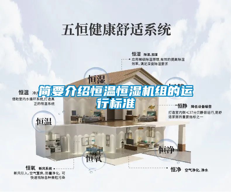 簡要介紹恒溫恒濕機組的運行標準