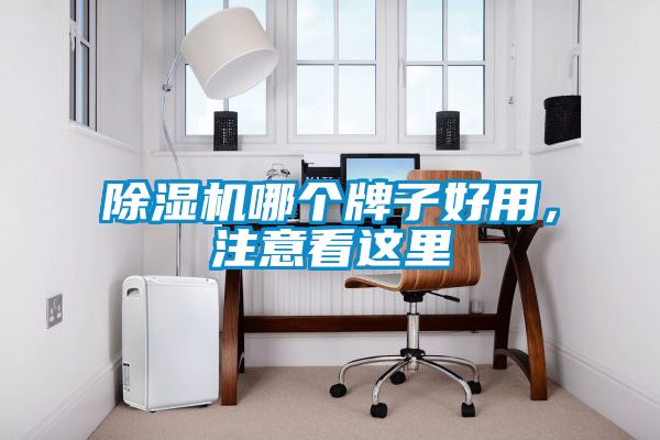 除濕機哪個牌子好用，注意看這里