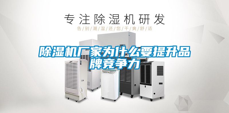 除濕機(jī)廠家為什么要提升品牌競爭力