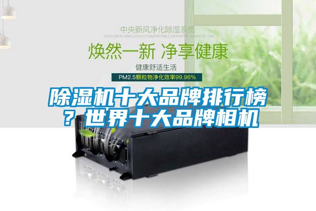 除濕機十大品牌排行榜？世界十大品牌相機