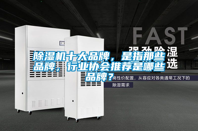 除濕機十大品牌，是指那些品牌，行業(yè)協會推薦是哪些品牌？