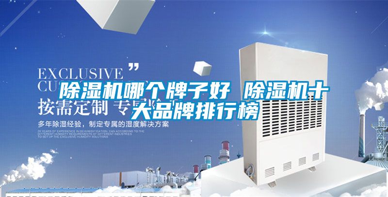 除濕機哪個牌子好 除濕機十大品牌排行榜