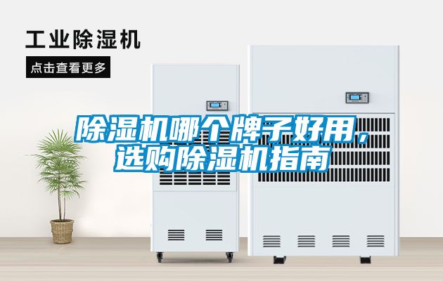 除濕機哪個牌子好用，選購除濕機指南