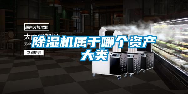 除濕機屬于哪個資產大類