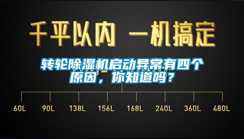 轉輪除濕機啟動異常有四個原因，你知道嗎？
