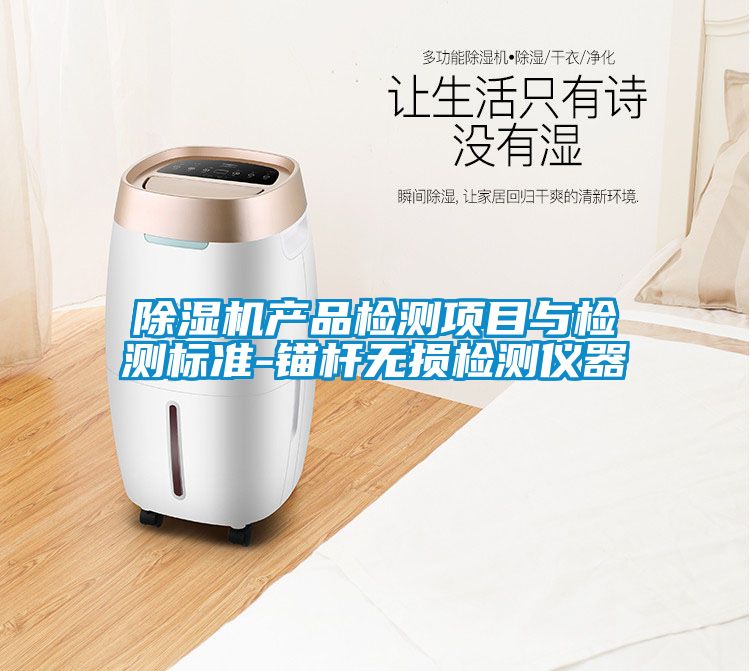 除濕機產(chǎn)品檢測項目與檢測標準-錨桿無損檢測儀器