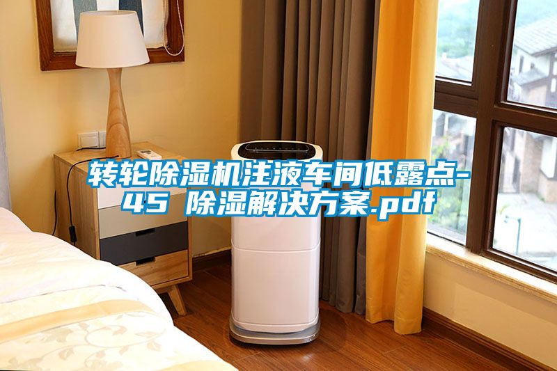 轉輪除濕機注液車間低露點-45℃除濕解決方案.pdf