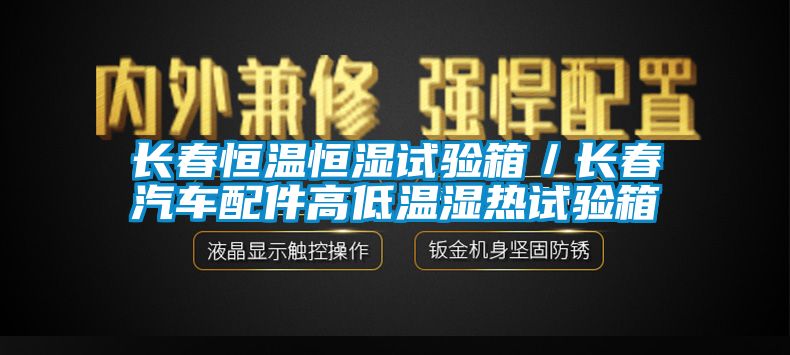 長春恒溫恒濕試驗箱／長春汽車配件高低溫濕熱試驗箱