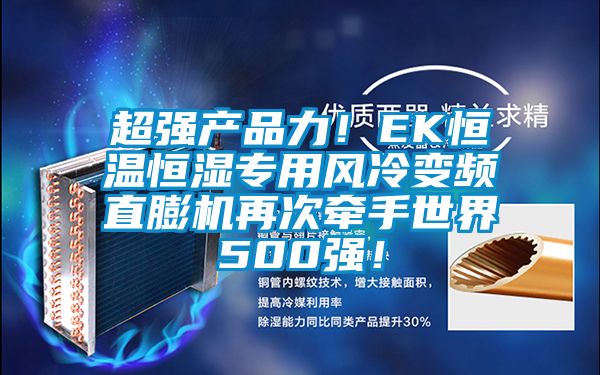 超強(qiáng)產(chǎn)品力！EK恒溫恒濕專用風(fēng)冷變頻直膨機(jī)再次牽手世界500強(qiáng)！