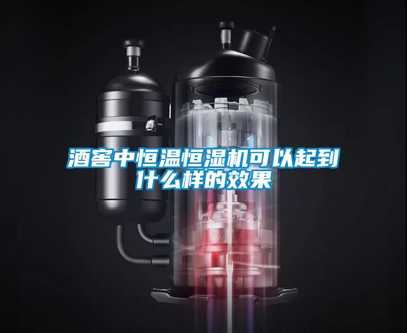 酒窖中恒溫恒濕機(jī)可以起到什么樣的效果