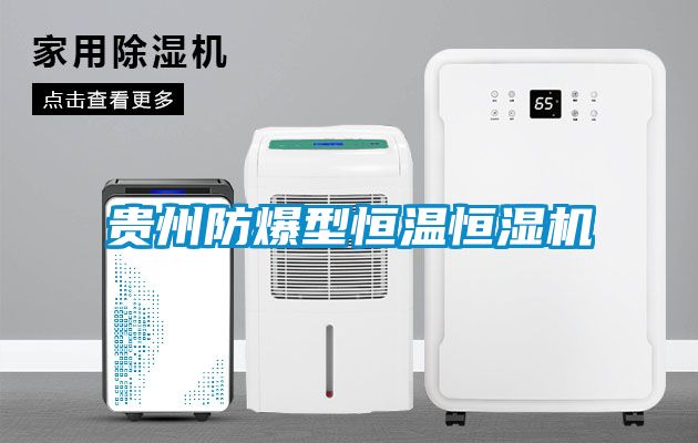 貴州防爆型恒溫恒濕機